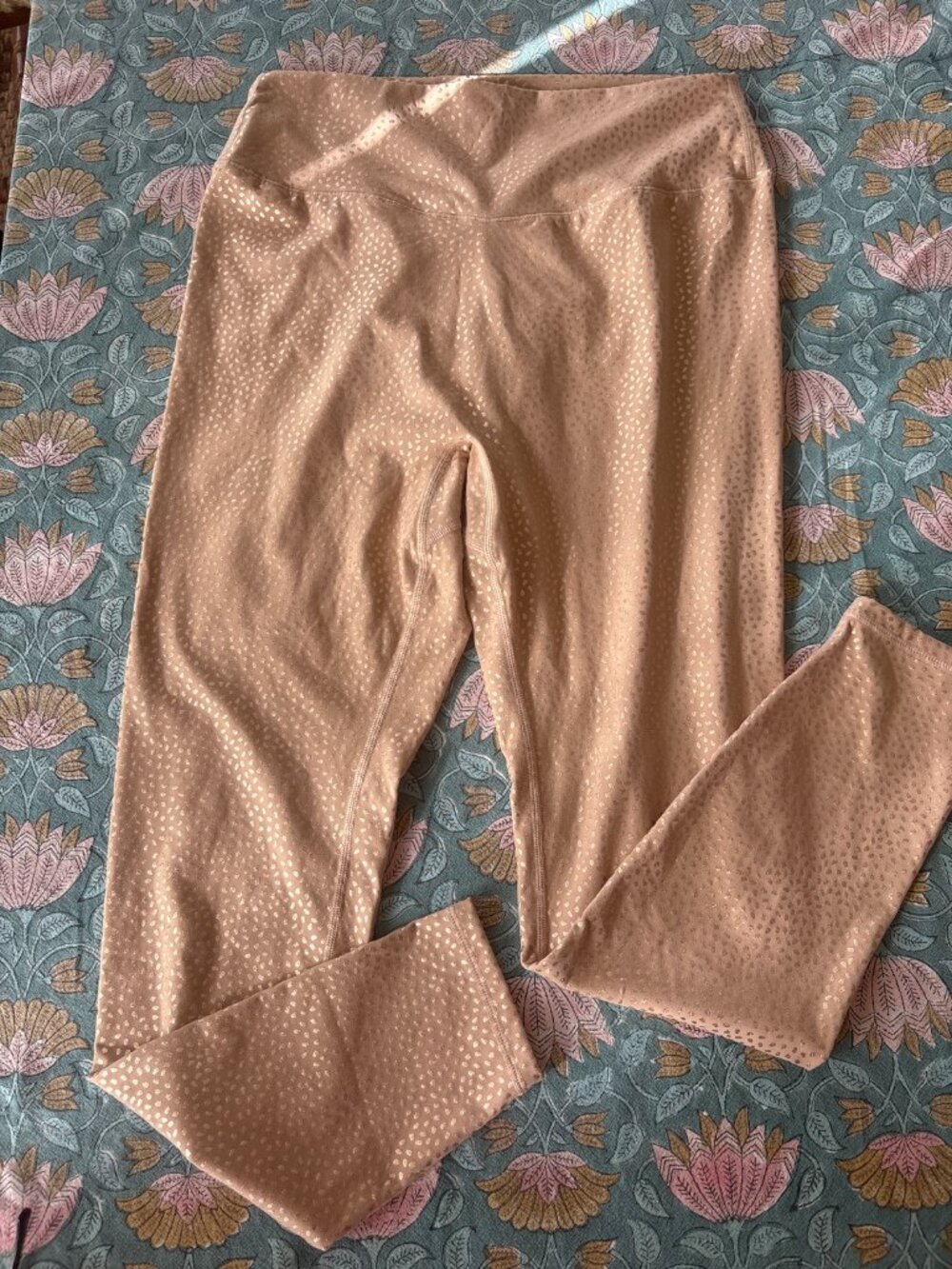 Buff Bunny Collection Gold Dot Workout Leggings XL